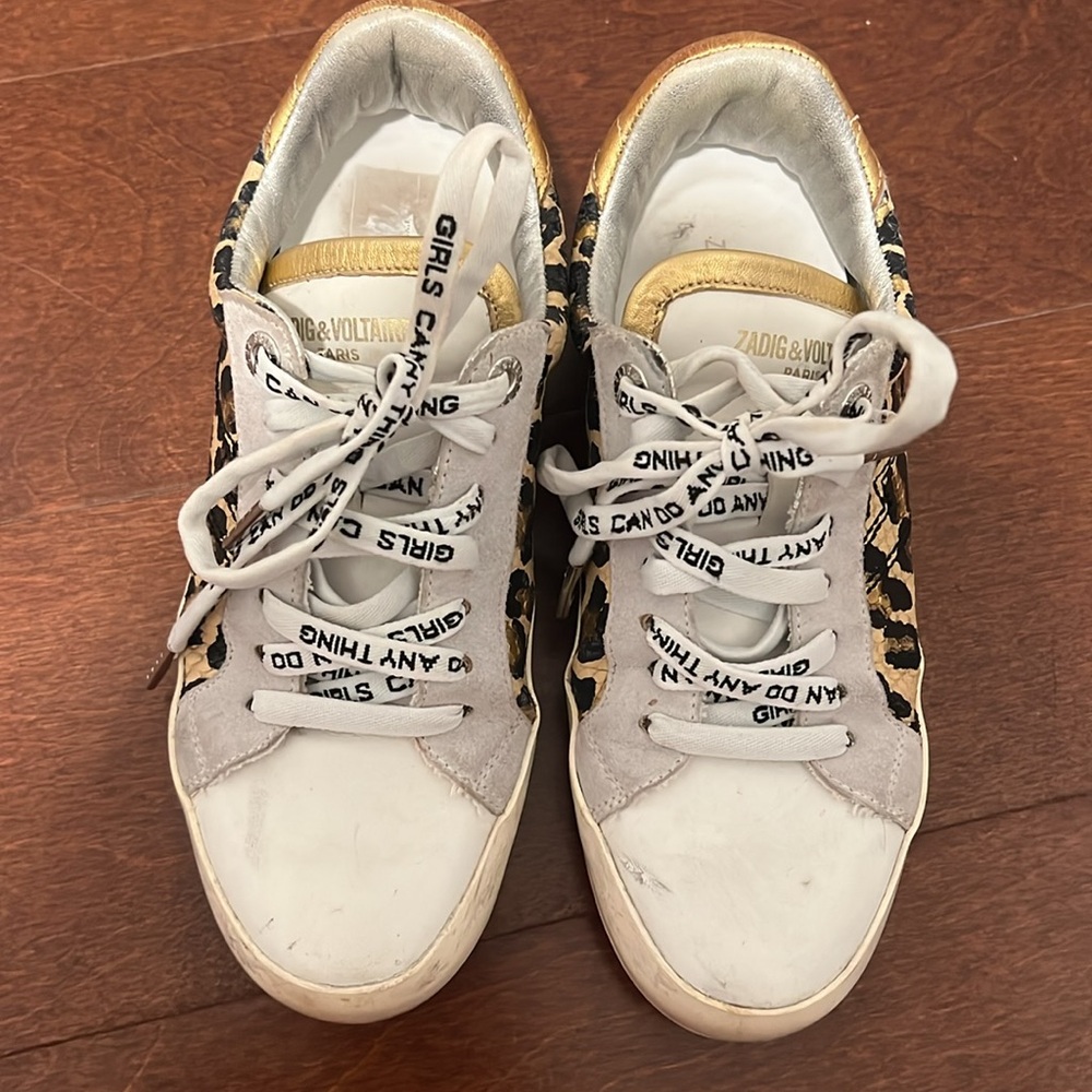 Zadig & Voltaire Snakeskin Sneakers - Size 36 - Picture 6 of 8